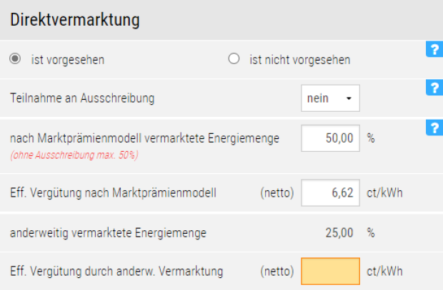 2. Option für Aufdachanlagen >300 bis 750 kWp gemäß EEG 2021: keine Teilnahme an einer Ausschreibung (Eigenverbrauch möglich)