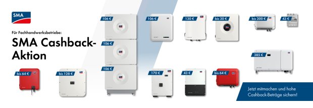 SMA Cashback-Aktionsgeräte SMA Cashback-Aktionsgeräte